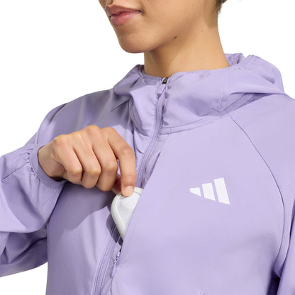 adidas Adi365 Iconic Womens Running Jacket - Purple