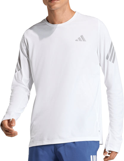 adidas Adi365 Iconic Long Sleeve Mens Running Top - White