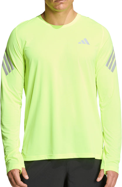 adidas Adi365 Iconic Long Sleeve Mens Running Top - Yellow