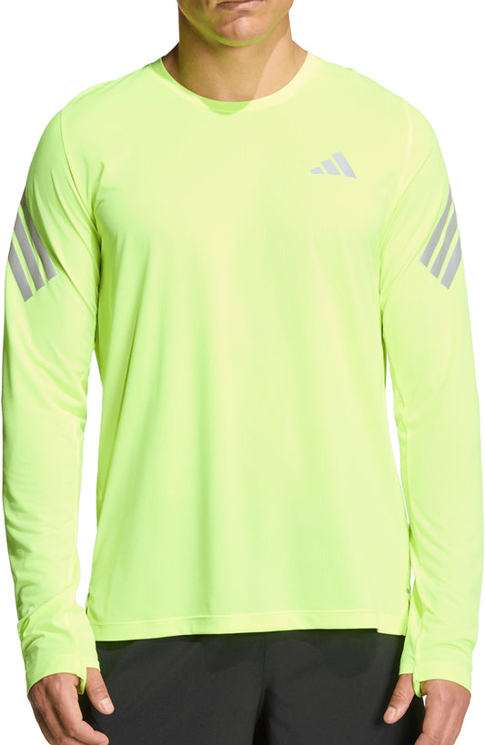 adidas Adi365 Iconic Long Sleeve Mens Running Top - Yellow
