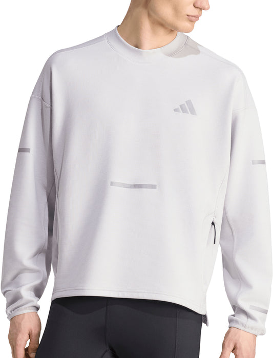 adidas Adi365 Long Sleeve Mens Running Top - Grey