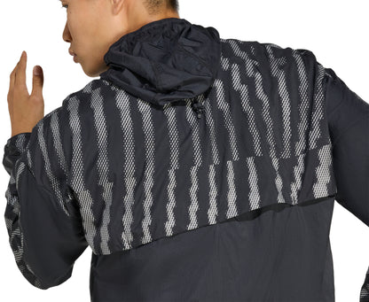 adidas Adi365 Reflective Mens Running Jacket - Black
