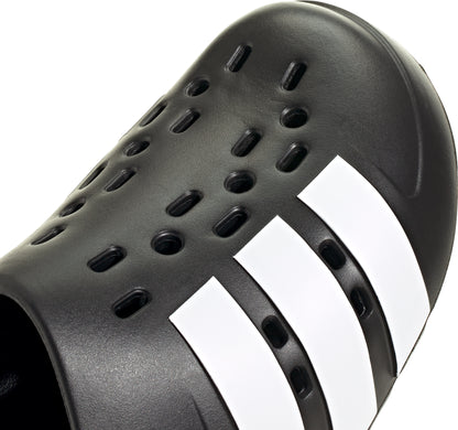 adidas Adilette Clog Sliders - Black