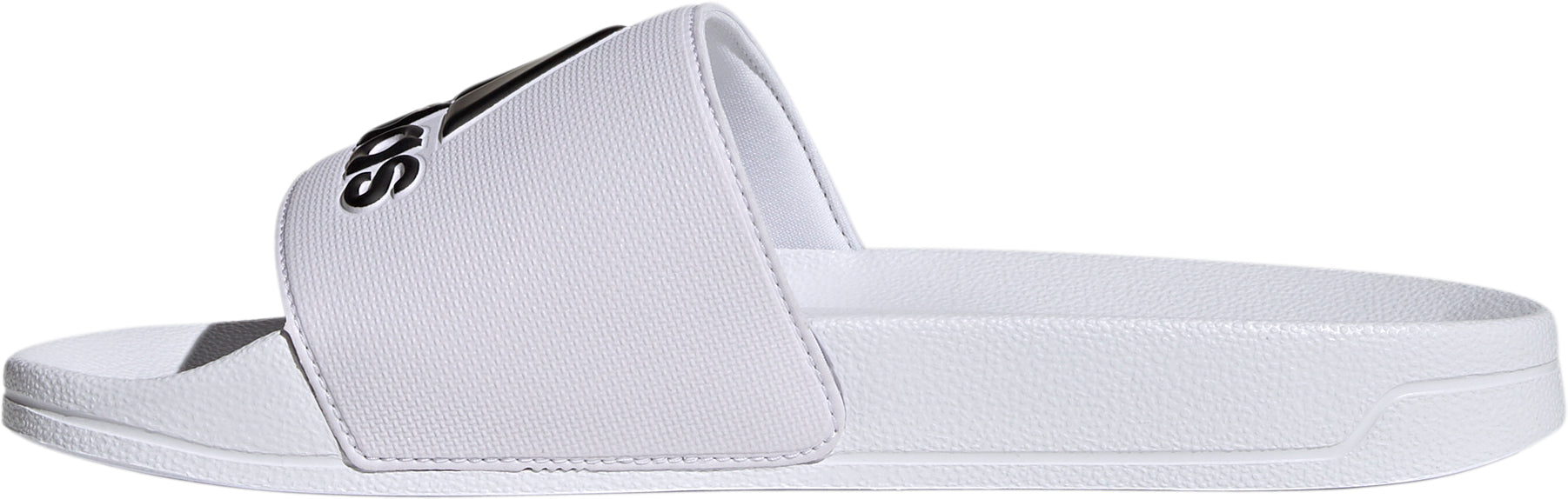 white adidas sliders