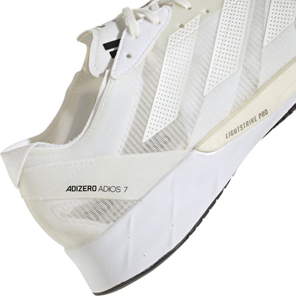 adidas Adizero Adios 7 Mens Running Shoes - White