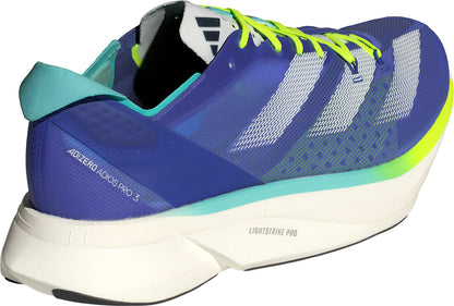 adidas Adizero Adios Pro 3 Mens Running Shoes - Blue