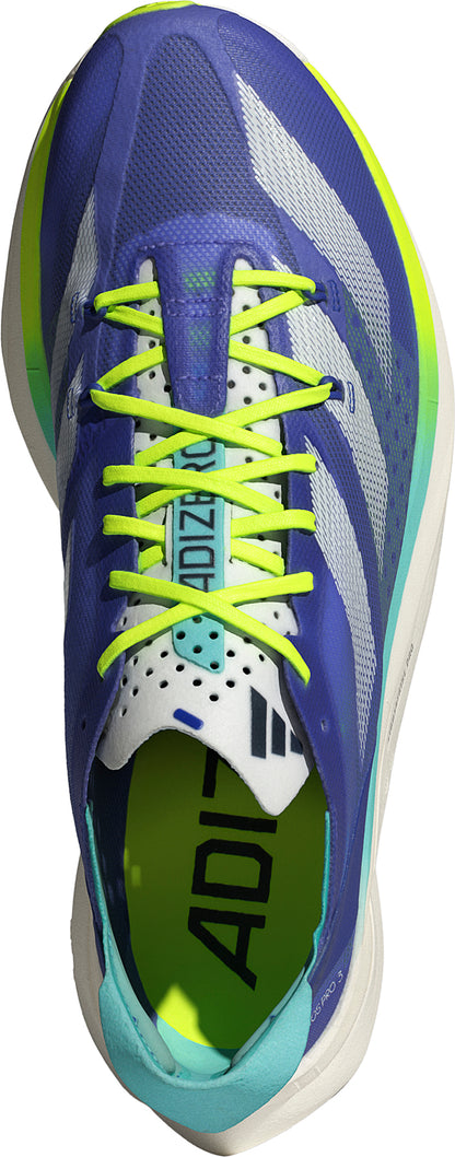 adidas Adizero Adios Pro 3 Mens Running Shoes - Blue