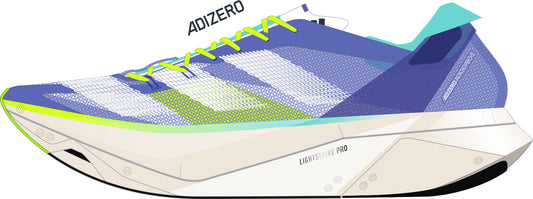 adidas Adizero Adios Pro 3 Womens Running Shoes - Blue