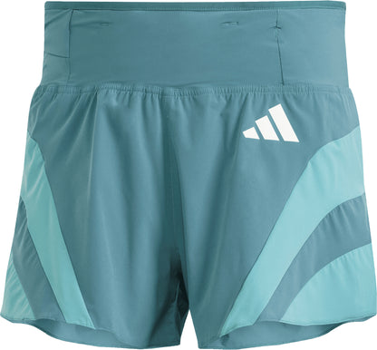 adidas Adizero Archive Gel 3 Inch Mens Running Shorts - Green