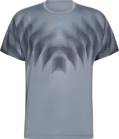 adidas Adizero Aspyre Short Sleeve Mens Running Top - Grey