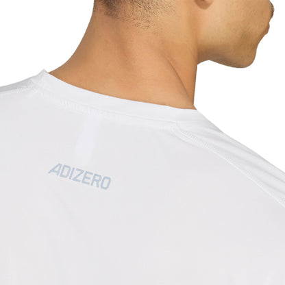 adidas Adizero Aspyre Short Sleeve Mens Running Top - Grey