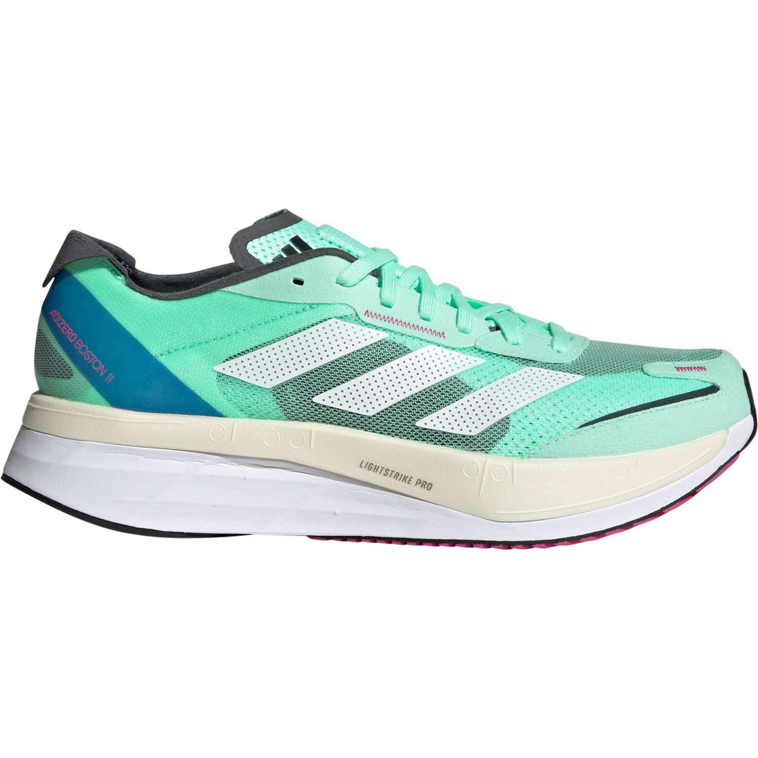 adidas Adizero Boston 11 Mens Running Shoes - Green – Start Fitness