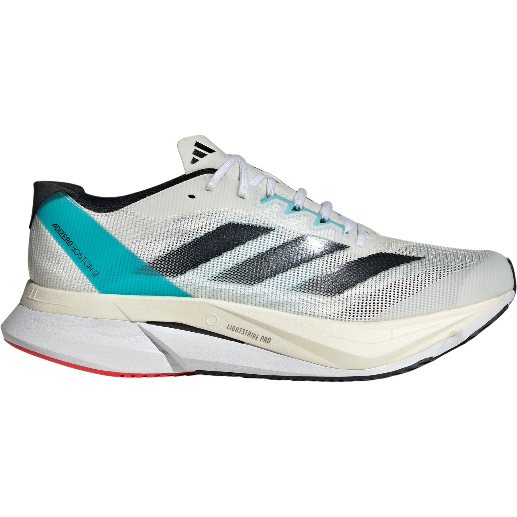adidas Adizero Boston 12 Mens Running Shoes - White – Start Fitness