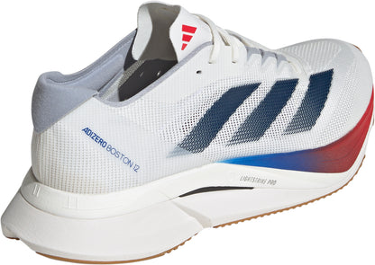 adidas Adizero Boston 12 Mens Running Shoes - White