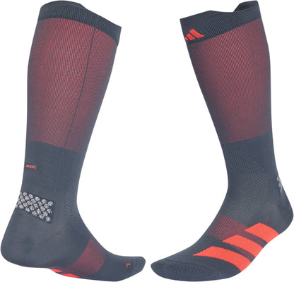 adidas Adizero Calf Running Socks - Grey