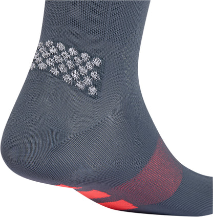 adidas Adizero Calf Running Socks - Grey