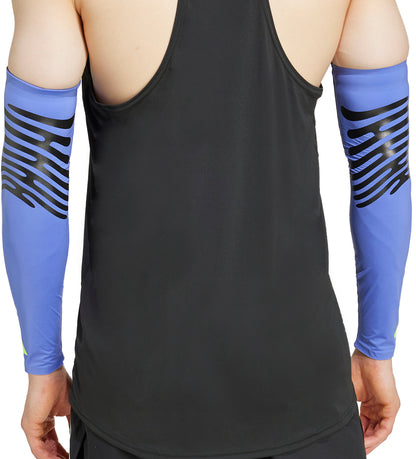 adidas Adizero Control Running Arm Sleeves - Blue