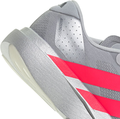 adidas Adizero EVO SL Mens Running Shoes - Silver