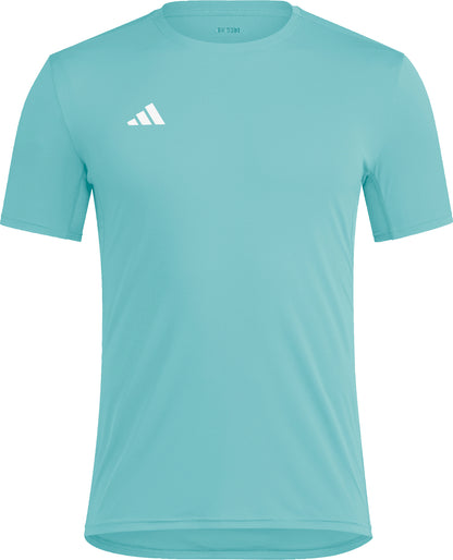 adidas Adizero Essentials Short Sleeve Mens Running Top - Green