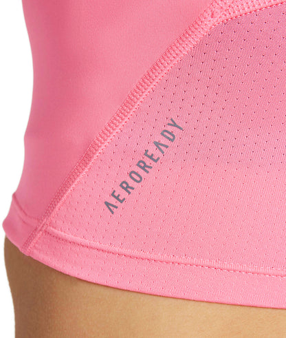 adidas Adizero Essentials Womens Running Crop Top - Pink
