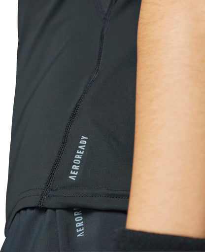 adidas Adizero Essentials Short Sleeve Womens Running Top - Black