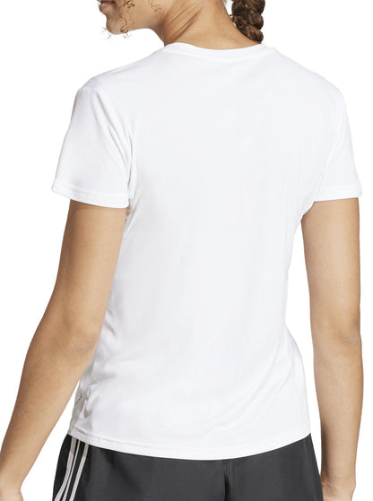 adidas Adizero Essentials Short Sleeve Womens Running Top - White