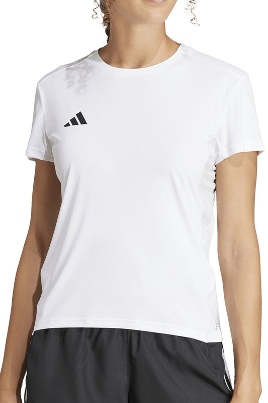 adidas Adizero Essentials Short Sleeve Womens Running Top - White