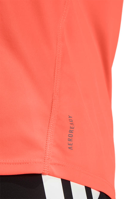 adidas Adizero Essentials Short Sleeve Mens Running Top - Red