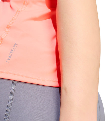 adidas Adizero Essentials Short Sleeve Womens Running Top - Pink