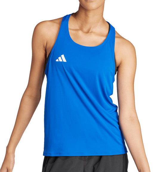 adidas Adizero Essentials Womens Running Vest Tank Top - Blue