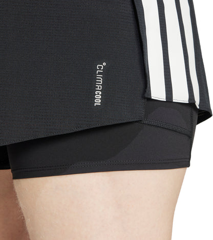adidas Adizero Gel Pocket 2 In 1 Mens Running Shorts - Black