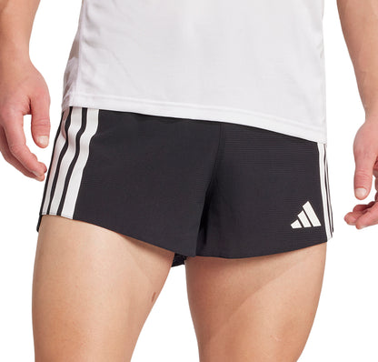 adidas Adizero Gel Pocket 3 Inch Mens Running Shorts - Black