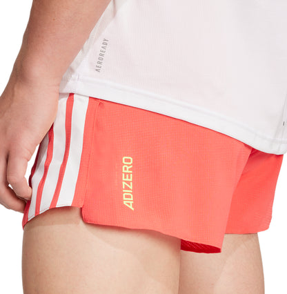 adidas Adizero Gel Pocket 3 Inch Mens Running Shorts - Red