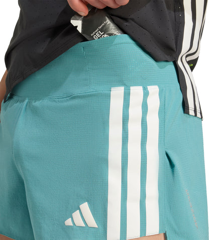 adidas Adizero Gel Pocket 3 Inch Mens Running Shorts - Green