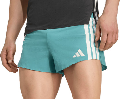 adidas Adizero Gel Pocket 3 Inch Mens Running Shorts - Green