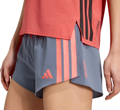 adidas Adizero Gel Pocket 3 Inch Womens Running Shorts - Grey
