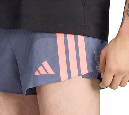 adidas Adizero Gel Pocket 3 Inch Mens Running Shorts - Grey