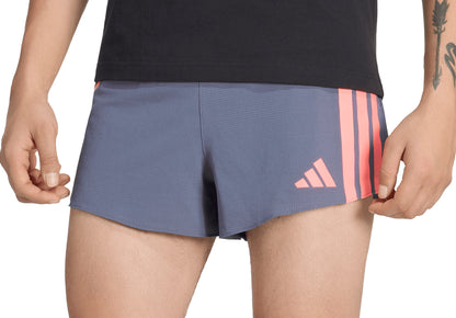 adidas Adizero Gel Pocket 3 Inch Mens Running Shorts - Grey