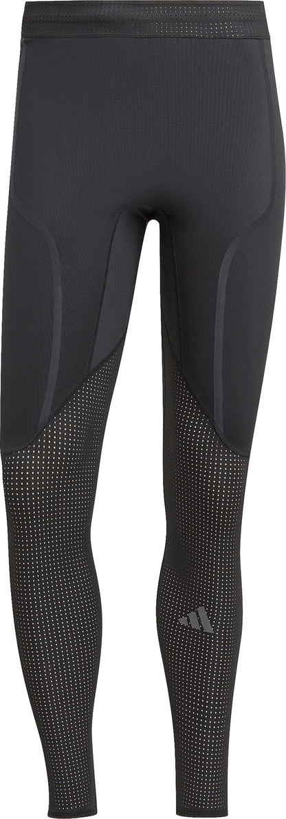 adidas Adizero Mens Long Running Tights - Black