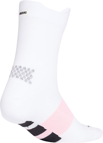 adidas Adizero Quarter Running Socks - White