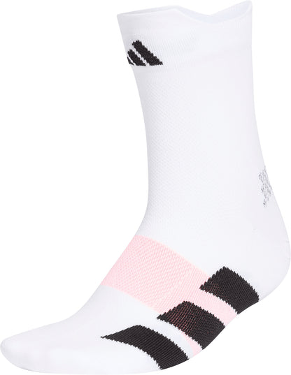 adidas Adizero Quarter Running Socks - White