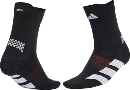 adidas Adizero Quarter Running Socks - Black