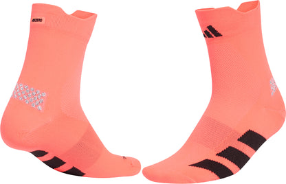 adidas Adizero Quarter Running Socks - Pink