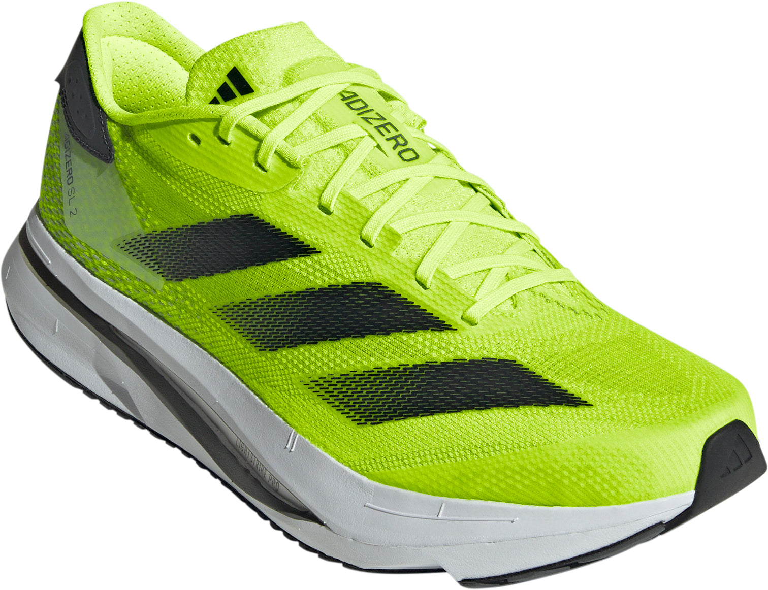 【adidas】ADIZERO SL2 ライトスパイク　メンズ　ネオンイエロー adidas】ADIZERO SL2 ライトスパイク メンズ ネオンイエロー