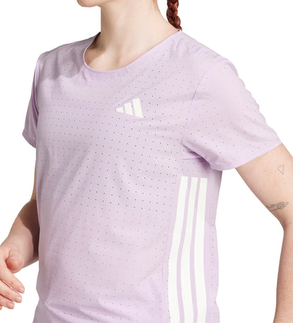 adidas Adizero Short Sleeve Womens Running Top - Purple