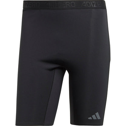 adidas Adizero Mens Short Running Tights - Black