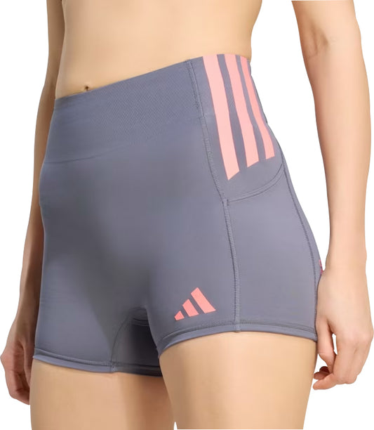 adidas Adizero 3 Inch Womens Short Running Tights - Grey