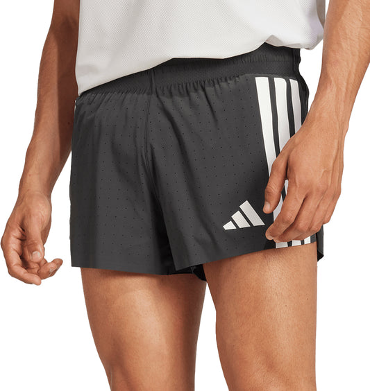 adidas Adizero 3 Inch Split Mens Running Shorts - Black