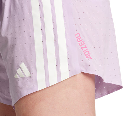 adidas Adizero Split 3 Inch Womens Running Shorts - Purple