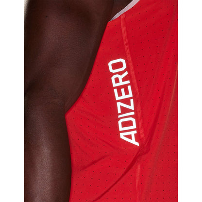 adidas Adizero Mens Running Vest - Red